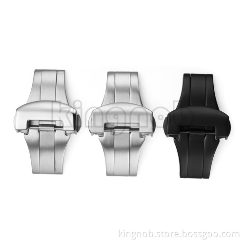 Steel Polish Brush PVD Deployment Folding Clasp For Panerai Watch Band Buckle 22mm
